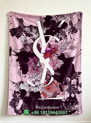 Yves Saint Laurent Throw Blankets